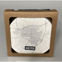 Onderzetters plattegrond Aalten 6 stuks